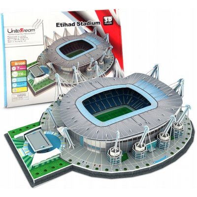 HABARRI Fotbalový stadion 3D puzzle Manchester City FC - "Etihad", 130 ks