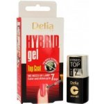 Delia Cosmetics Coral Nail Enamel Hybrid Gel lak na nehty Top Coat 11 ml – Zboží Dáma