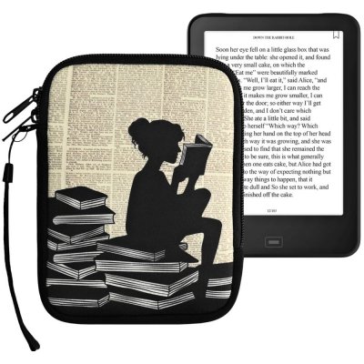 KW Mobile motiv Girl And Books KW5033517 Univerzální pouzdro pro čtečky 6 vícebarevné – Sleviste.cz