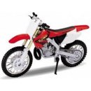 Model Welly Motocykl Honda CR250R model závodní červená 1:18