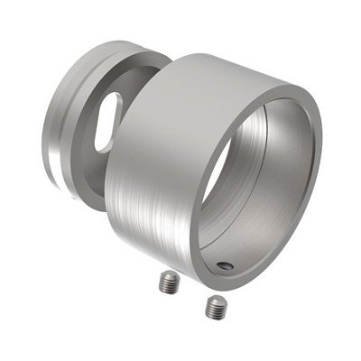Hahn Steel Kotvení zábradlí na zeď pro trubku 42,4 mm, AISI 304 - lesk – Zboží Mobilmania