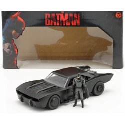 Jada Toys The Batman 2022 Diecast Model 2022 Batmobile s figurkou Batmana 1:24