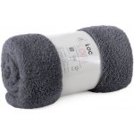 Mybesthome přehoz na křeslo sedačku LOREN šedá 70 x 160 cm – Sleviste.cz