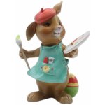 Dekorace králíka s malířskou paletou 16*10*21 cm – Hledejceny.cz