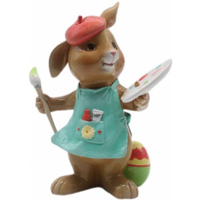 Dekorace králíka s malířskou paletou 16*10*21 cm – Hledejceny.cz