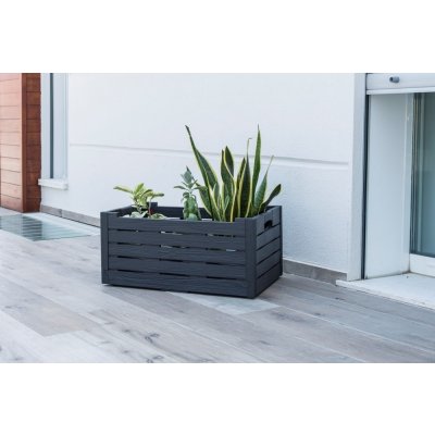 Dea Home Florida skládací přepravka 50 l grafit – Sleviste.cz