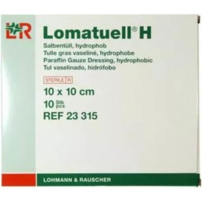 Lohmann&Raucher Mastný tyl Lomatuell H sterilní 10 x 10 cm 10 ks – Hledejceny.cz