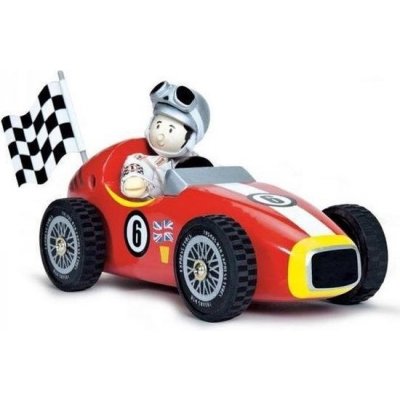 Le Toy Van Toy Car Červené závodní auto