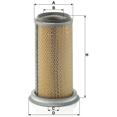 MANN-FILTER Vzduchový filtr MANN C14168 (MF C14168) – Hledejceny.cz