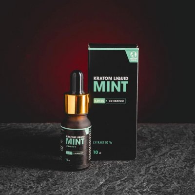 Kratom World Kratom Tekutý Extrakt Mint 10 ml