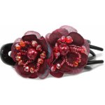 Spona na vlasy s květy Barva: světle fialová – Zboží Dáma