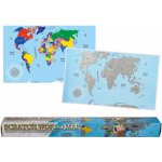 Stírací mapa světa 82 x 58 cm – Zboží Dáma