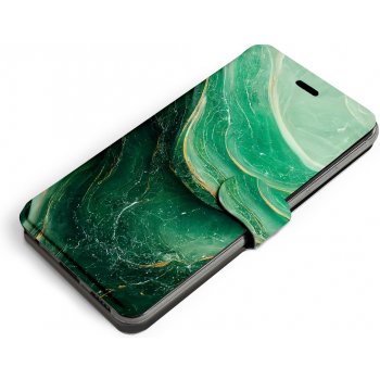 Pouzdro Mobiwear Flip Huawei Mate 20 Pro - VP38S Zelený mramor