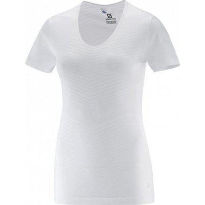 Salomon Elevate Seamless SS Tee W, white