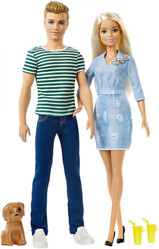 Barbie a Ken dárková sada se štěnětem | Srovnanicen.cz