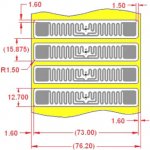 UHF RFID tag, ALN-9830-WRW Squiglette Higgs-EC, 13mm x 73mm, nalepovací – Zboží Živě