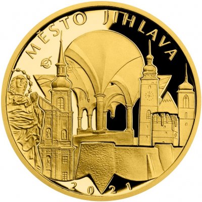 ČNB Zlatá mince 5000 Kč Jihlava 2021 1/2 oz – Zbozi.Blesk.cz
