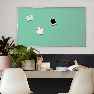 Vylen Pěnová nástěnka s hliníkovým rámem 200 x 100 cm Zelená – Zboží Mobilmania