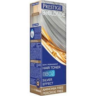 Prestige Be Blonde barva na vlasy BB02 stříbrný 100 ml