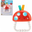 Chrastítko Fisher-Price Kousátko a chrastítko muchomůrka