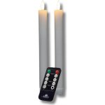 NIPEKO Svíce 23cm bílá LED 2ks/bal – Hledejceny.cz