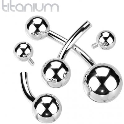Šperky4U piercing do pupíku banánek titan TIT1194-1610 – Zboží Dáma