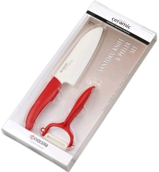 Kyocera Ceramic Everything Peeler, Red (CP-09-RD)