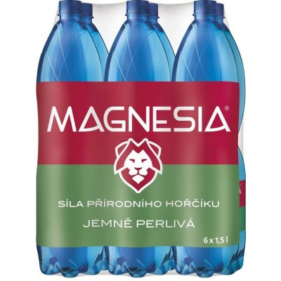 Magnesia jemně perlivá 6 x 1,5 l – Sleviste.cz