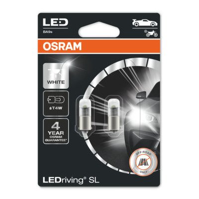 Osram LED T4W 3893DWP-02B 6000K 12V 1W BA9s