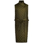 Gant Long Quilted Vest zelená – Zboží Dáma