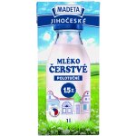 Madeta Jihočeské mléko čerstvé polotučné 1,5% 1 l – Sleviste.cz