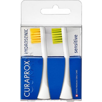 Curaprox hydrosonic sensitive 2 ks žlutá/zelená – Hledejceny.cz