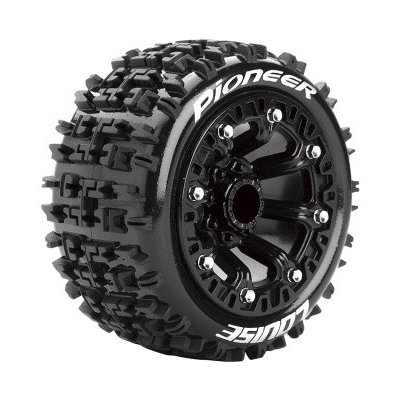 Louise RC ST-PIONEER SOFT 1/16 12mm hex Black Rims 2 ks – Hledejceny.cz