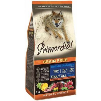 Granule pro psy Primordial Grain Free Adult Tuna Lamb, 2kg