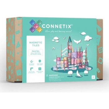 Connetix Tiles kuličková dráha 106 ks pastelová