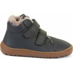 Froddo zimní dětské barefoot boty winter Furry dark blue – Sleviste.cz