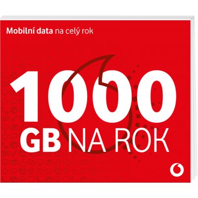 Vodafone 1000 GB SIM (data na rok) Forma SIM: Klasická SIM karta – Hledejceny.cz