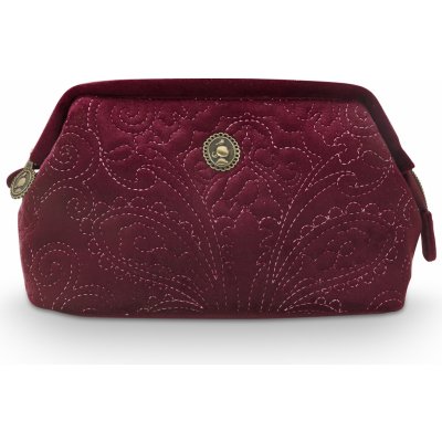 PIP Studio Kosmetická taška malá Velvet Quilted vínová – Hledejceny.cz