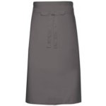 Link Kitchen Wear Kuchařská zástěra X996 Dark Grey Pantone 431 100x70cm – Hledejceny.cz