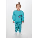 JOYCE Dívčí bavlněné pyžamo DALMATIANS Zelená růžová červená – Hledejceny.cz