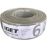 iGET 84005021 Cat.6 UTP PVC Eca, 100m – Zboží Živě