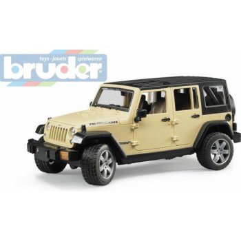 Bruder Auto model Jeep Wrangler plast 2525 červená 1:16