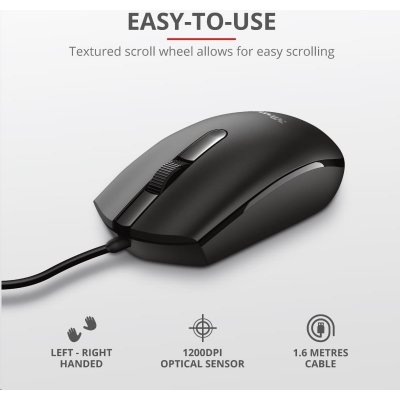 Trust Basi Wired Mouse 24271