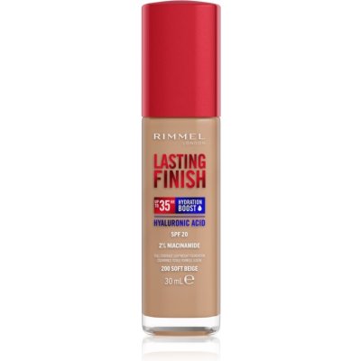 Makeup Rimmel London Lasting Finish 35H 200 Soft Beige SPF20 30 ml – Sleviste.cz