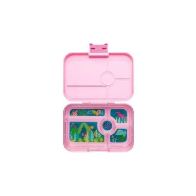 Yumbox Krabička na svačinu svačinový box XL Tapas 5 Capri Pink Jungle pastels