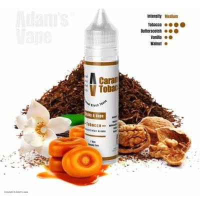 Adams Vape Shake & Vape Caramel Tobacco 10 ml – Hledejceny.cz