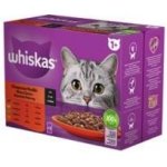 WHISKAS 1+ Adult Klasický výběr ve šťávě 12 x 85 g – Hledejceny.cz