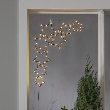 Star trading Vánoční dekorace oken Stella 80x LED