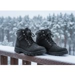 Obuv CXS Winter INDUSTRY kotníková, kožená, černá, zimní – Zboží Mobilmania