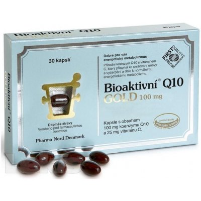 Pharma Nord Bioaktivní Koenzym Q10 Gold 100 mg 30 kapslí – Hledejceny.cz